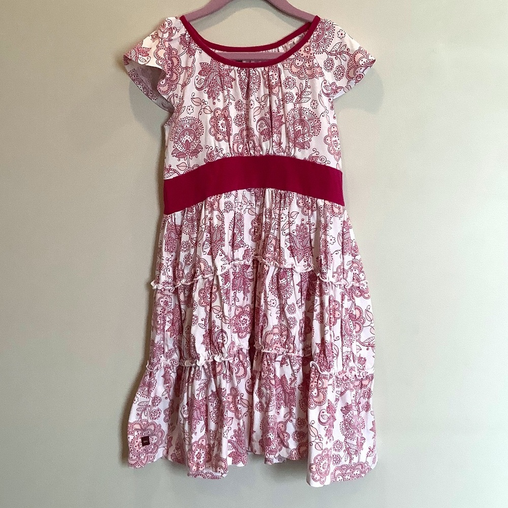 Tea Collection tiered ruffle floral dress